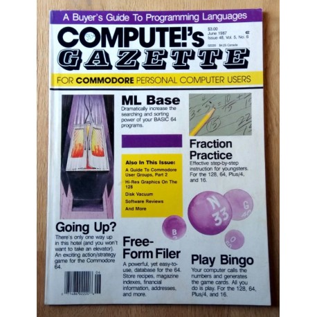 Compute!'s Gazette: 1987 - June - Nr. 6 - Fraction Practice