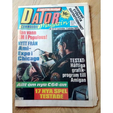 Dator Magazin - C64/128/Amiga - 1989 - Nr. 13