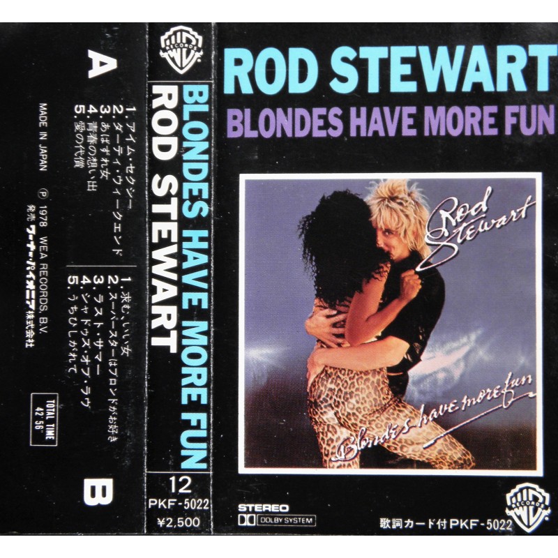 Rod Stewart Blondes Have More Fun O Briens Retro Vintage