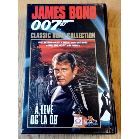 James Bond 007 - Å leve og la dø - VHS