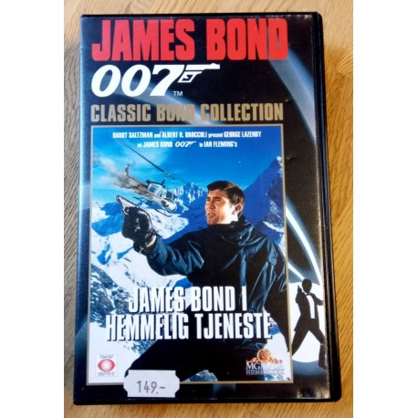 James Bond 007 - James Bond i hemmelig tjeneste - VHS