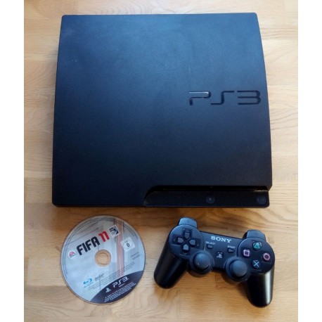 Playstation 3 Slim med 320 GB HD - Komplett konsoll med spill