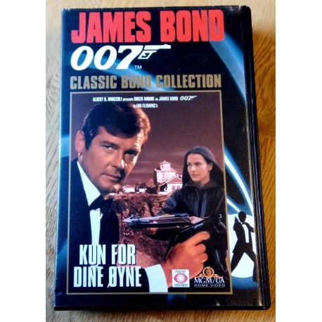 James Bond 007 - Kun for dine øyne - VHS
