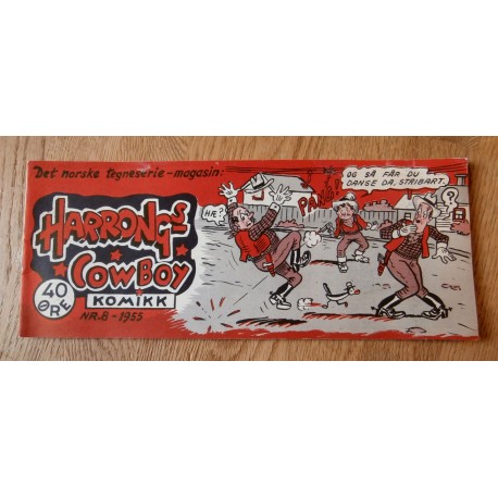 Harrongs Cowboy Komikk - 1955 - Nr. 8