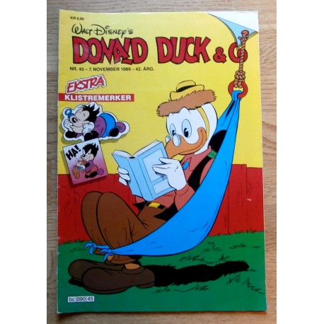 Donald Duck & Co: 1989 - Nr. 45 - Med vedlegg bak i bladet
