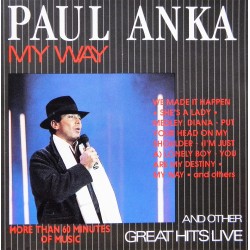 Paul anka- My Way And Other Great Hits Live (CD)