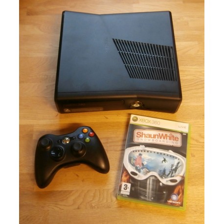 Xbox 360 S - 4 GB lagring - Komplett med Shaun White Snowboarding