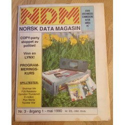 NDM - Norsk Data Magasin: 1990 - Nr. 3