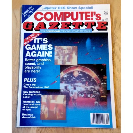 Compute!'s Gazette for Commodore Personal Computer Users - 1988 - April