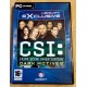 CSI: Crime Scene Investigation - Dark Motives (Ubisoft) - PC