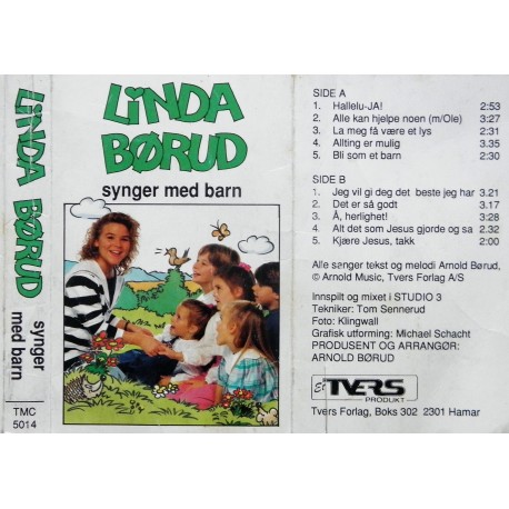 Linda Børud synger med barn