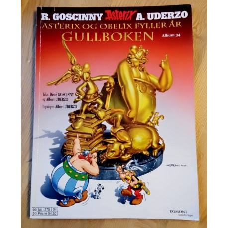 Asterix: Nr. 34 - Asterix og Obelix fyller år - Gullboken