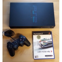 Playstation 2: Komplett konsoll med Colin McRae Rally 3