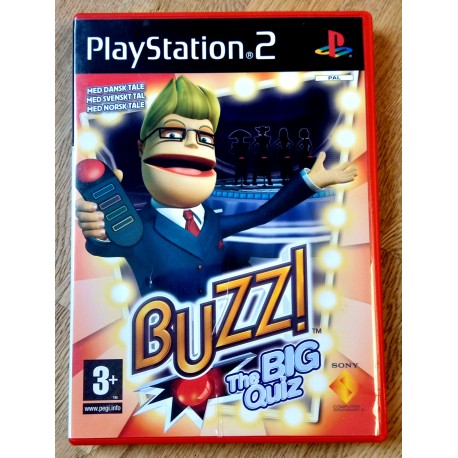Buzz! - The Big Quiz - Norsk tale - Playstation 2