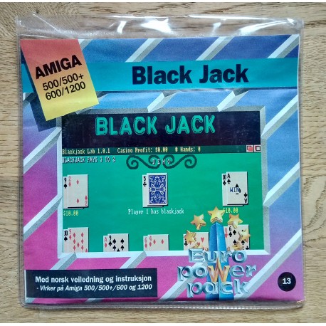 Euro Power Pack - Vol. 13 - Black Jack - Amiga