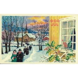 Postkort - Julekort - God jul