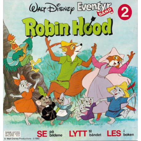 Eventyrbånd - Nr. 2 - Robin Hood - Bok