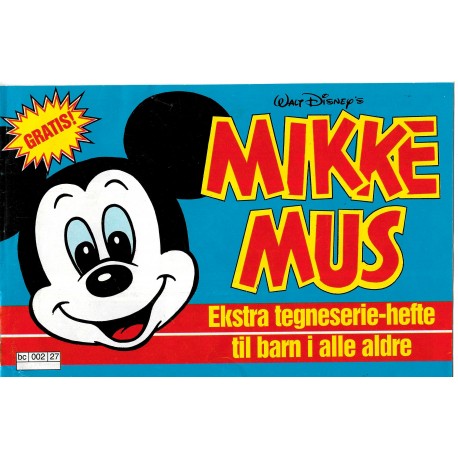 Mikke Mus - Ekstra tegneserie-hefte til barn i alle aldre - Giveaway fra Hjemmet