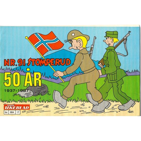 Nr. 91 Stomperud - 50 år - 1937-1987 - Norsk Ukeblad