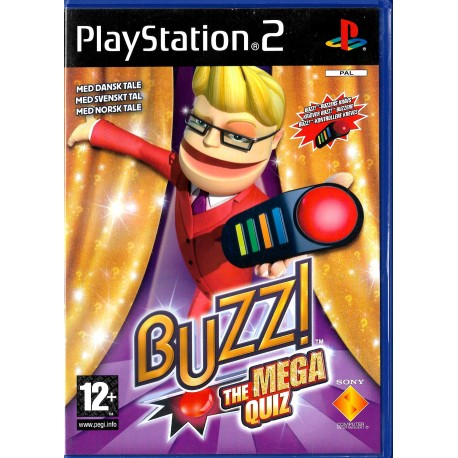 Buzz! - The Mega Quiz - Med norsk tale - Playstation 2