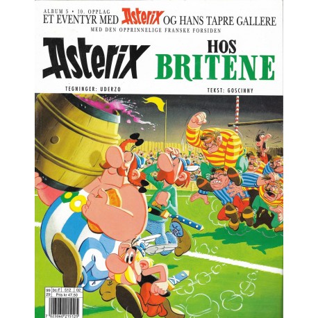 Asterix - Nr. 5 - Asterix hos Britene - 10. opplag