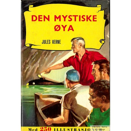 Verdens beste ungdomsbøker - Nr. 18 - Den mystiske øya - Jules Verne - 1961