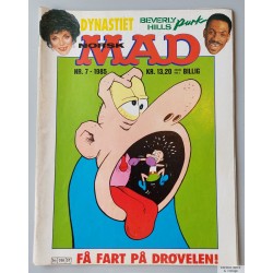 Norsk MAD: 1985 - Nr. 7 - Få fart på drøvelen!