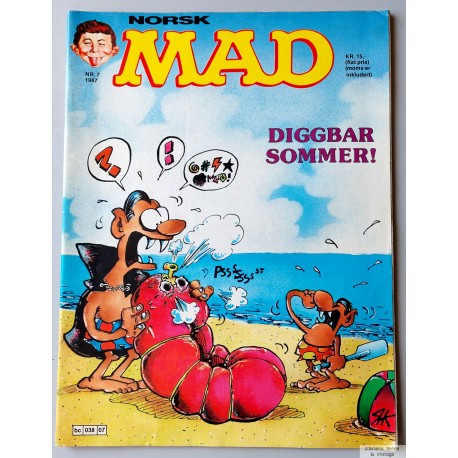 Norsk MAD: 1987 - Nr. 7 - Diggbar sommer!