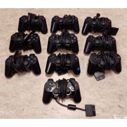 10 x Playstation 2 håndkontroller - Defekte