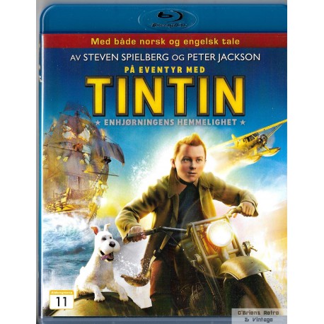 På eventyr med Tintin - Enhjørningens hemmelighet - Blu-ray