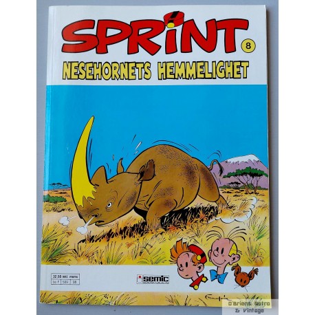 Sprint - Nr. 8 - Neshornets hemmelighet - 3. opplag