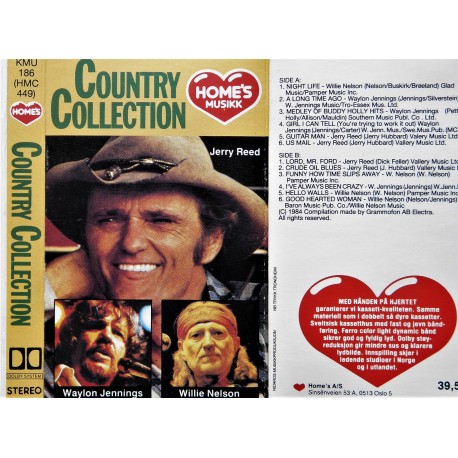 Country Collection- Jerry Reed-Willie Nelson- Waylon Jennings