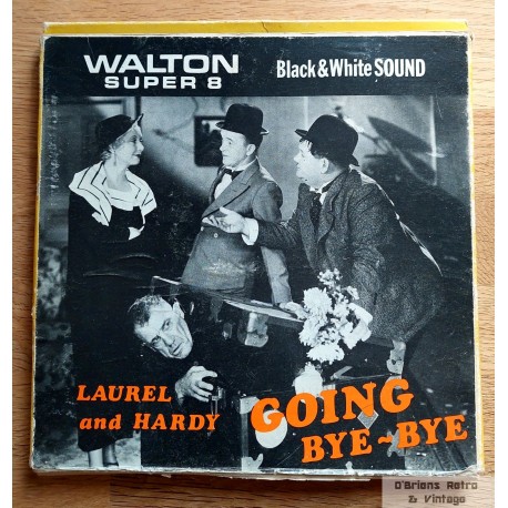 Laurel and Hardy - Going Bye-Bye - Walton Super 8 - Black & White - Sound