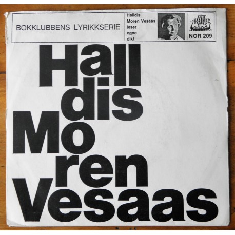 Halldis Moren Vesaas leser egne dikt (Vinyl)