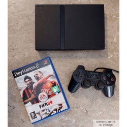 Playstation 2 Slim - Komplett konsoll med FIFA 09