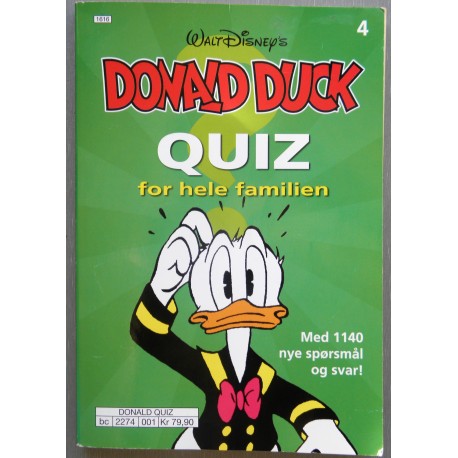 Donald Duck Quiz - Nr. 4
