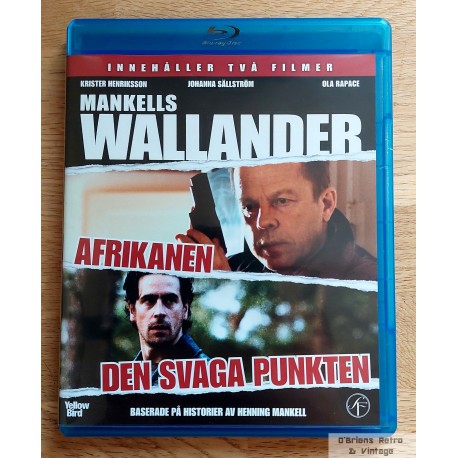 2 x Wallander - Afrikanen - Den svaga punkten - Blu-ray