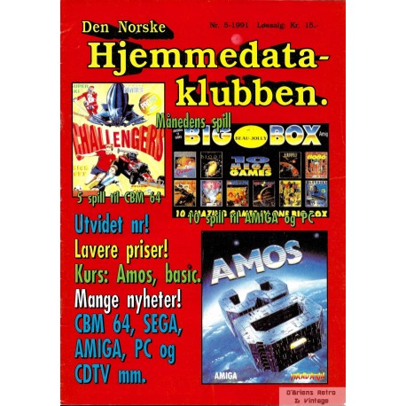 DNH - Den Norske Hjemmedataklubben - 1991 - Nr. 5