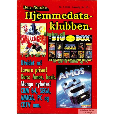 DNH - Den Norske Hjemmedataklubben - 1991 - Nr. 5