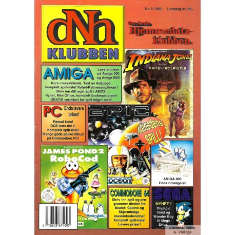 DNH - Den Norske Hjemmedataklubben - 1992 - Nr. 5