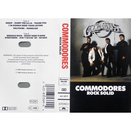 Commodores- Rock Solid