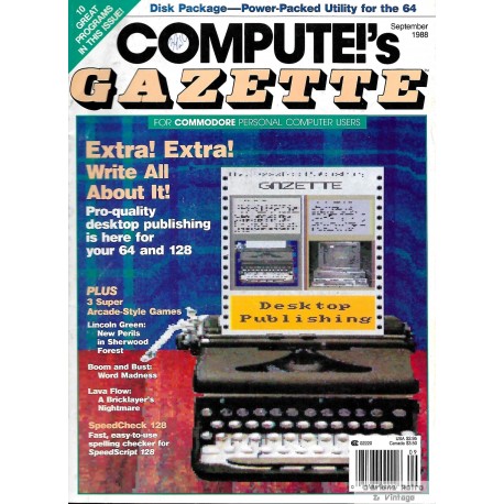 Compute!'s Gazette - 1988 - September - Nr. 9