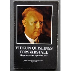 Vidkun Quislings forsvarstale september 1945