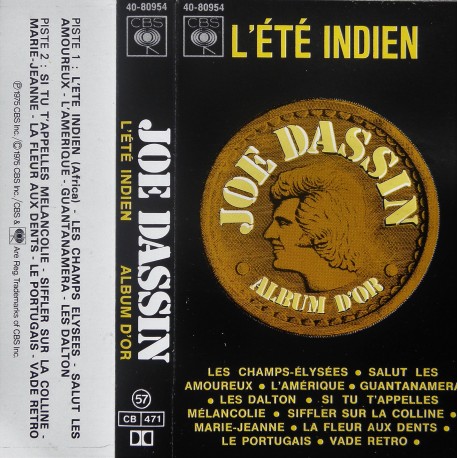Joe Dassin- L'Ete Indien- Album D'Or