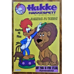 Hakke Hakkespett- Hakkemat på tigerfat- Nr. 1- 1989