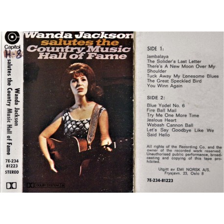 Wanda Jackson Salutes The Country Music Hall Of Fame (kassett)
