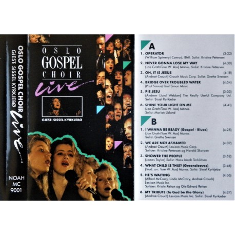 Oslo Gospel Choir Live - Med Sissel Kyrkjebø (kassett)