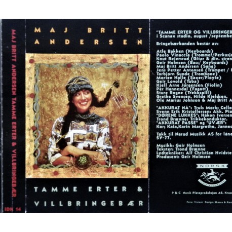 Maj Britt Andersen - Tamme erter & villbringebær (kassett)