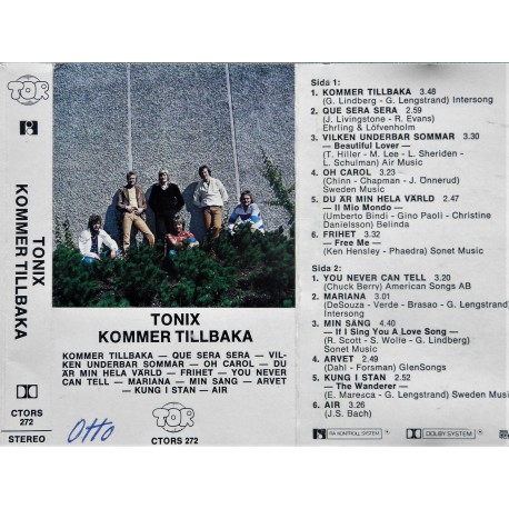 Tonix: Kommer tillbaka (kassett)