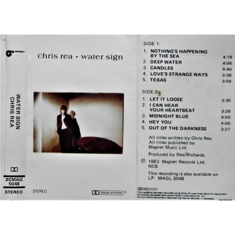 Chris Rea: Water Sign (kassett)